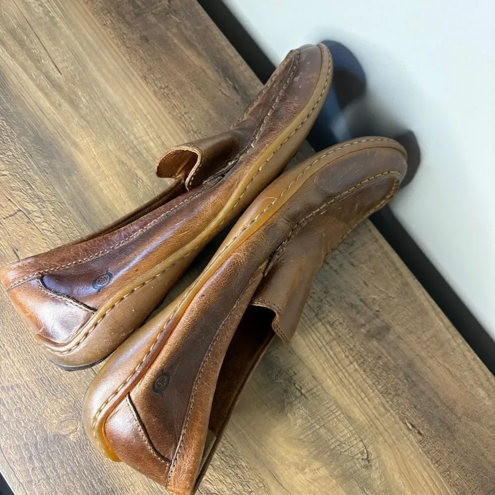 Born brown leather